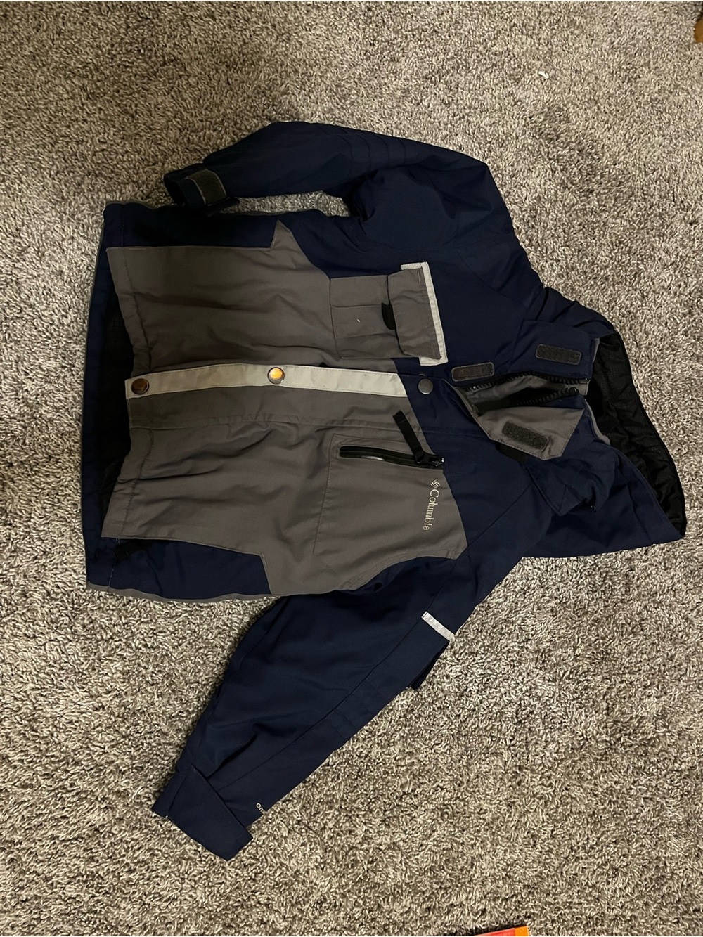 Columbia Boys 4T Navy and Gray Winter Jacket
